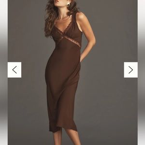 Reformation Provence Dress Brown